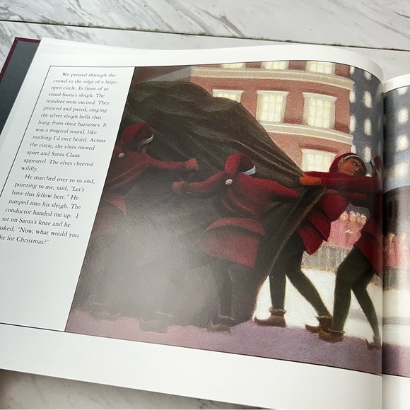 The Polar Express Book by Chris Van Allsburg Hard Cover Kids Children - Picture 9 of 16